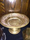 Brass compote