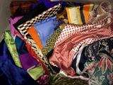 Vintage and contemporary scarves