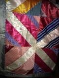 Ribbon squares quilt