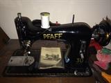 Pfaff sewing machine in small cabinet 