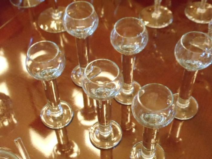 Set of 6 cordial glasses