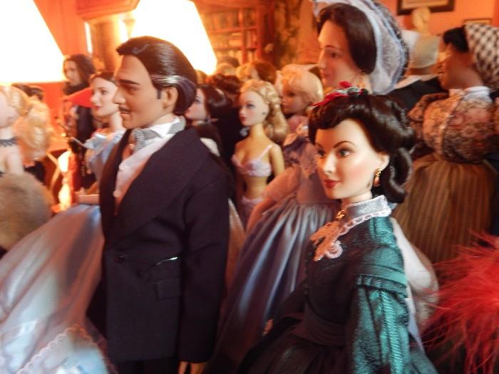 Gone with the Wind dolls by Franklin Mint\Turner.