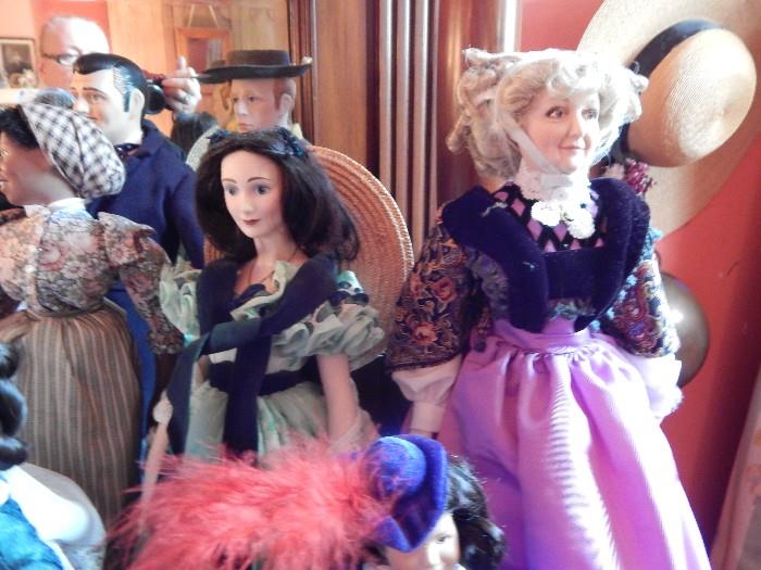 Gone with the Wind dolls....porcelain and all in excellent condition.