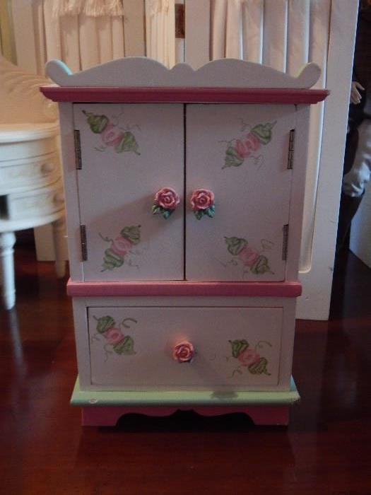 doll size bedroom armoire.