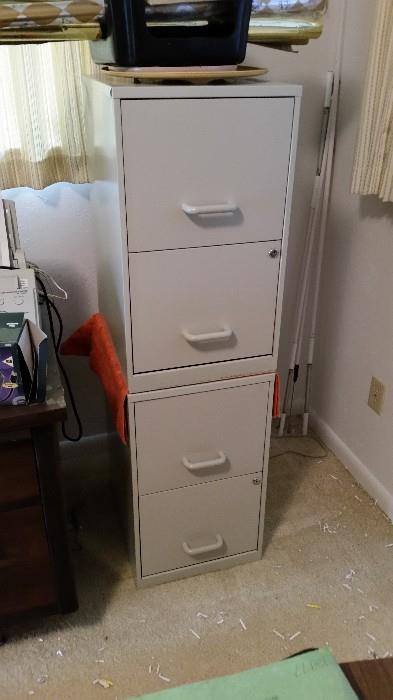 Metal 2 drawer file cabinets
