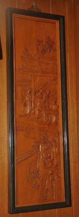 WOOD RELIEF CARVING