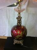 Antique French ormolu lamp