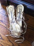Manolo strappy heels