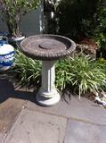 Concrete Birdbath