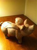 Cast iron piggy bank