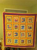 Handmade child's quilt