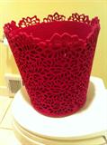 Felt waste can