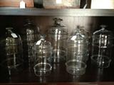 Handblown antique apothocary jars