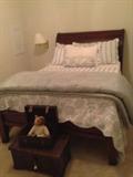 Sleigh bed (Pottery Barn)