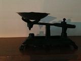 Small antique desk scale