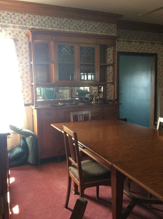 China cabinet- all dining set came from England with the owners.  It is beautiful
