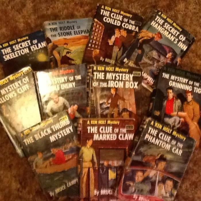 Vintage Ken Holt Mystery books