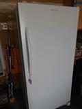 Frigidaire upright freezer, spotless, with locking door