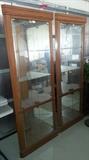 Corner Mirrored Display Cabinets