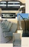 Turbo BBQ SOLD), Umbrella, Patio Chairs (2 out of 6 SOLD) 