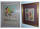 Salvador Dali-"Gala, Redemption & Fulfillment   Orig Lithograph                                                                    Chagall Orig Painting 