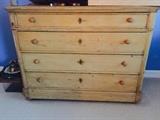 VINTAGE PINE DRESSER / WITH SECRET HIDDEN FOOT DRAWER