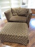 CHAIR-AND-A-HALF AND OTTOMAN
CRATE & BARREL
