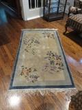 BLUE BORDER SILK RUG
FLORAL ACCENTS
