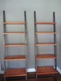   GALLERY LEANING BOOK/SHELVING UNITS FROM ROOM AND BOARD. (total of 3)