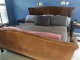 SUEDE WINGED HEADBOARD KING BED
RALPH LAUREN
