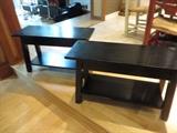 BLACK BENCH / SIDE TABLE
POTTERY BARN (pair)
