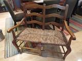 FRENCH COUNTRY BENCH
RUSH SEAT
