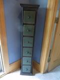 TALL CHEST OF SINGLE DRAWERS
