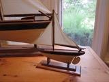 SMALL SAILBOAT
ON STAND

