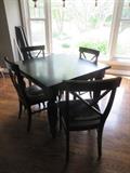 POTTERY BARN TABLE & CHAIRS
6 CHAIRS / 2 LEAVES
