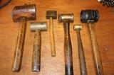 Nice selection of Antique hammers