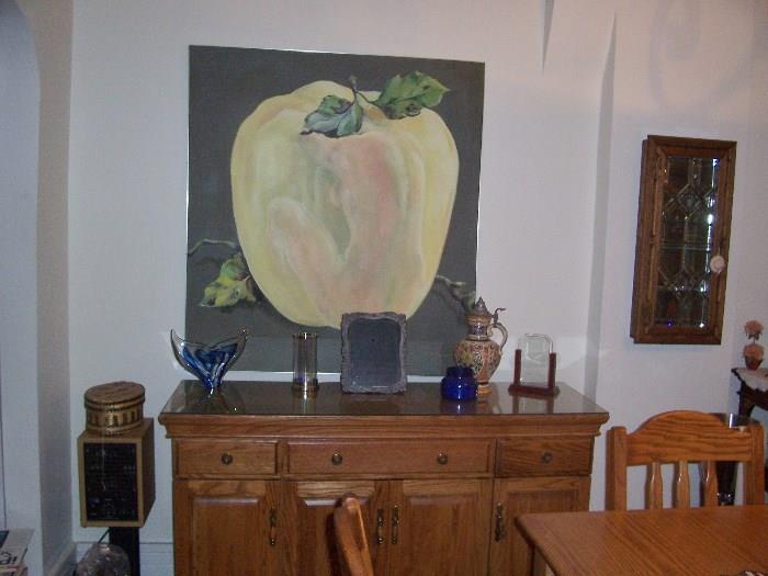 I LOVE THIS PAINTING!  CAN YOU SEE THE NUDE IN THE APPLE?