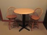 High top table with 2 chairs