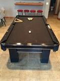 Pool table.  MUST be removed by no later than Monday, Jan. 4, 2016 by 4:00 cst.  Table dismantles.  If you need delivered, please contact Peter's Billiards out of Minneapolis for delivery.  They charge approx. $200.00 to deliver.