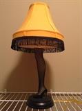 "A Christmas Story" leg lamp.  Night stand size