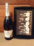 Very large bottle of Korbel champagne from 2000