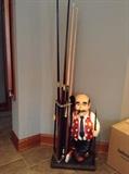 Pool Cue Floor Rack.  Pool Cues sold separately