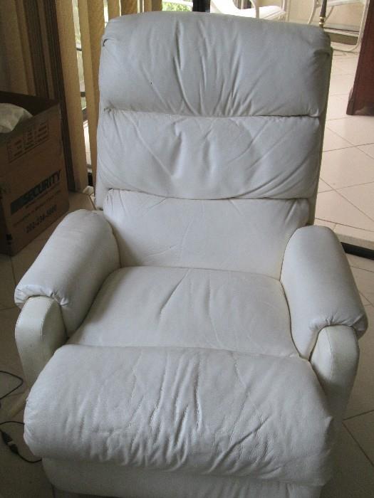 Well-loved and in great condition recliner