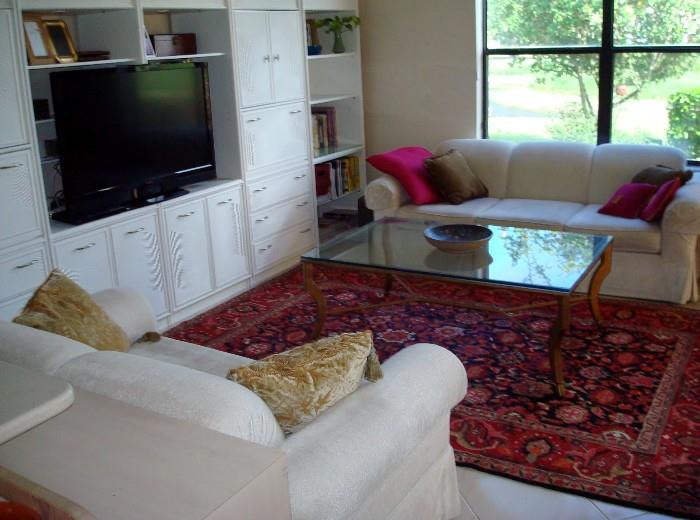 sofa on left SOLD; sofa to the right is down-filled Thomasville, still available
