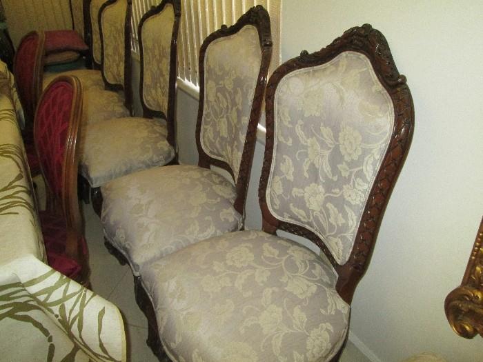 set of 8 Regency style chairs