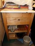 Enamel Top Table/Storage