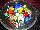Blown Glass Candy Decor