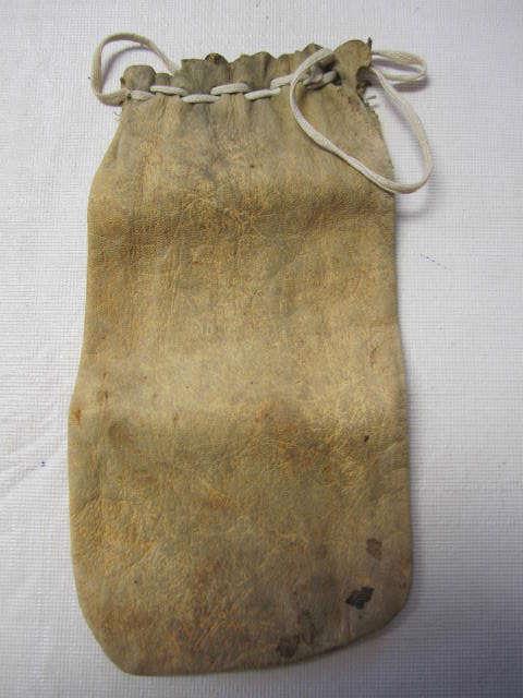 Vintage Leather Marble Bag