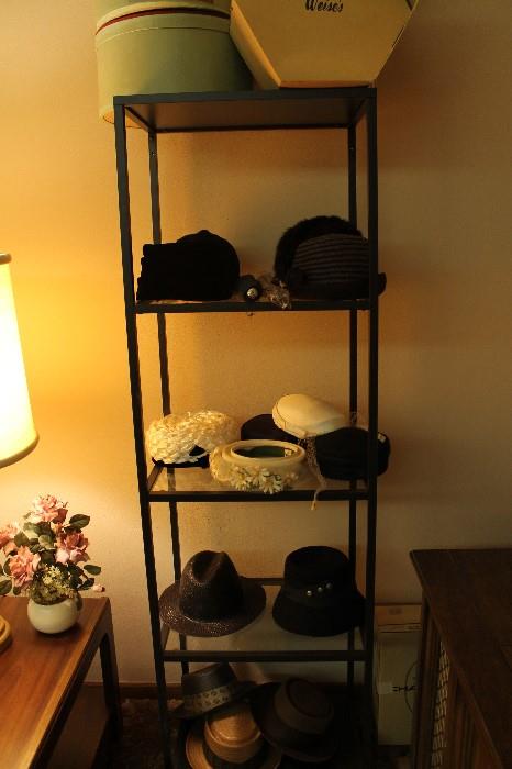 Vintage hats for both men and women plus original hat boxes!