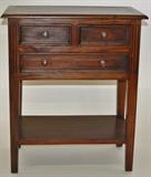 Side table or night stand, mahogany.